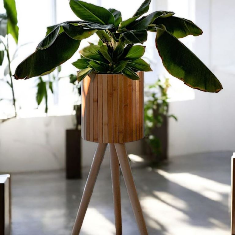 Bambu Ayaklı Saksılık - 2