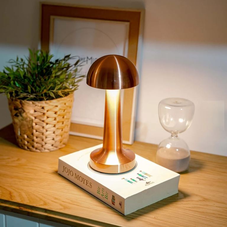 Luna Modern Metal Dokunmatik Şarjlı Lamba - 2